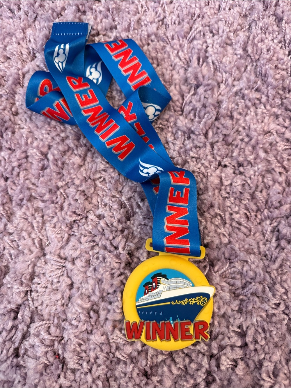Disney Cruise Ship "Winner" Cruise Medallion